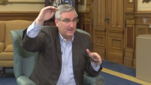 Did Governor Holcomb sells COVID-19 testing contract for $50,000 campaign contribution?