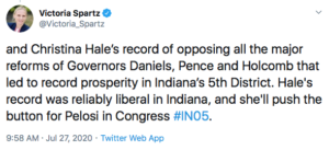 Spartz fires at Hale, shoots herself in the foot