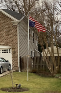 At Justice Alito’s House, a ‘Stop the Steal’ Symbol on Display