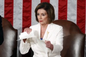 Trump uses State of Union to campaign; Pelosi rips up speech