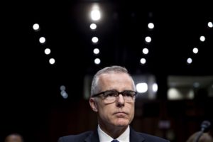 JUSTICE DEPARTMENT Justice Department drops leak case against former FBI Deputy Director Andrew McCabe