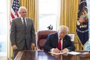 TRUMP MAKES PENCE WATCH HIM ISSUE PARDONS TO SEE HOW IT’S DONE