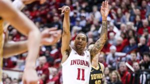 No. 21 Iowa 77 – Indiana 89