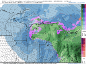 Quick update on significant pre-Christmas snowstorm, dangerous flash-freeze