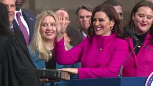 Historic term begins in Michigan as Whitmer, others sworn in