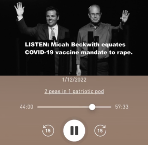 LISTEN: Micah Beckwith compares COVID-19 vaccine mandate to RAPE